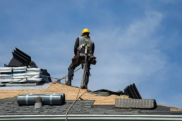 Professional Storm Damage Roof Repair technician working in Clanton, AL